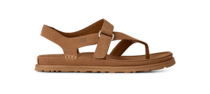 UGG GoldenGaze Toe Post Sandal in Chestnut