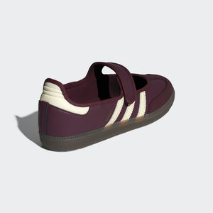 adidas Samba Jane – Burgundy / Cream White / Gold Metallic – view 15